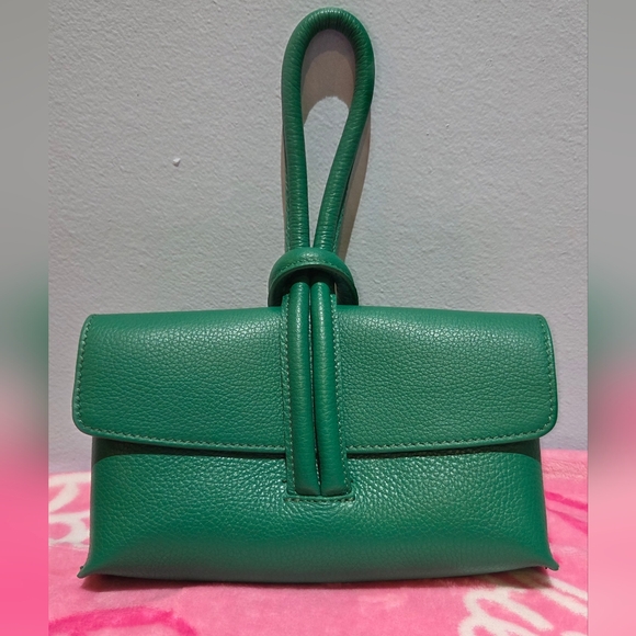 M. Gemi Jewel Green The Francesca Convertible Crossbody NWOT - Picture 2 of 9